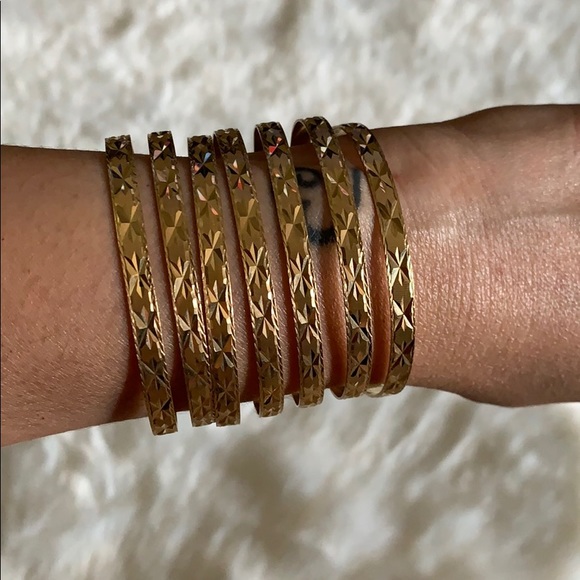 14K Yellow Gold Vintage Semanario Bracelet 🌸🌸 - Picture 4 of 14